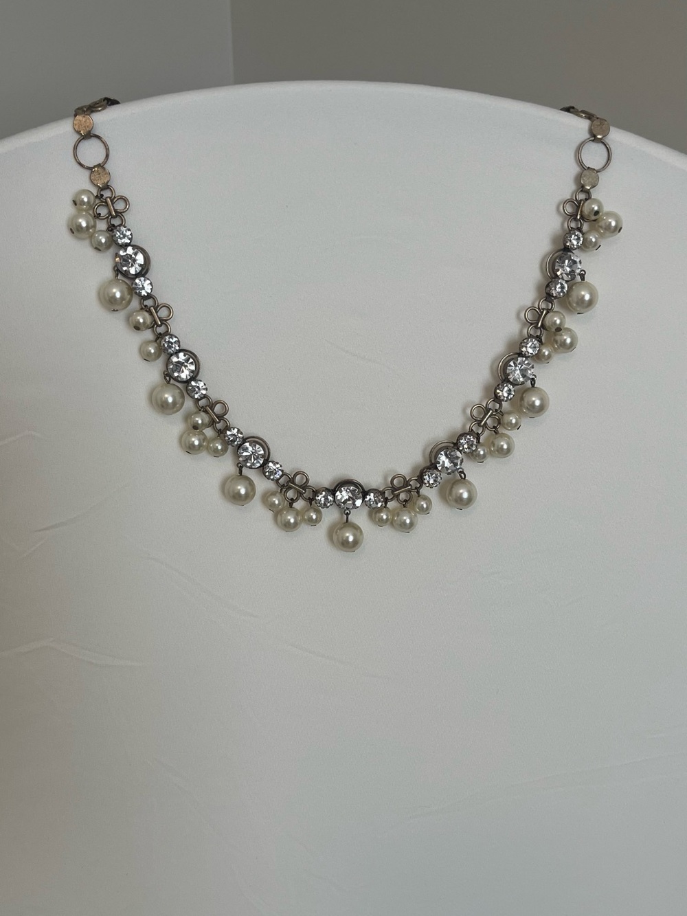 J Crew Pearl and Crystal Statement Necklace - Picture 5 of 5